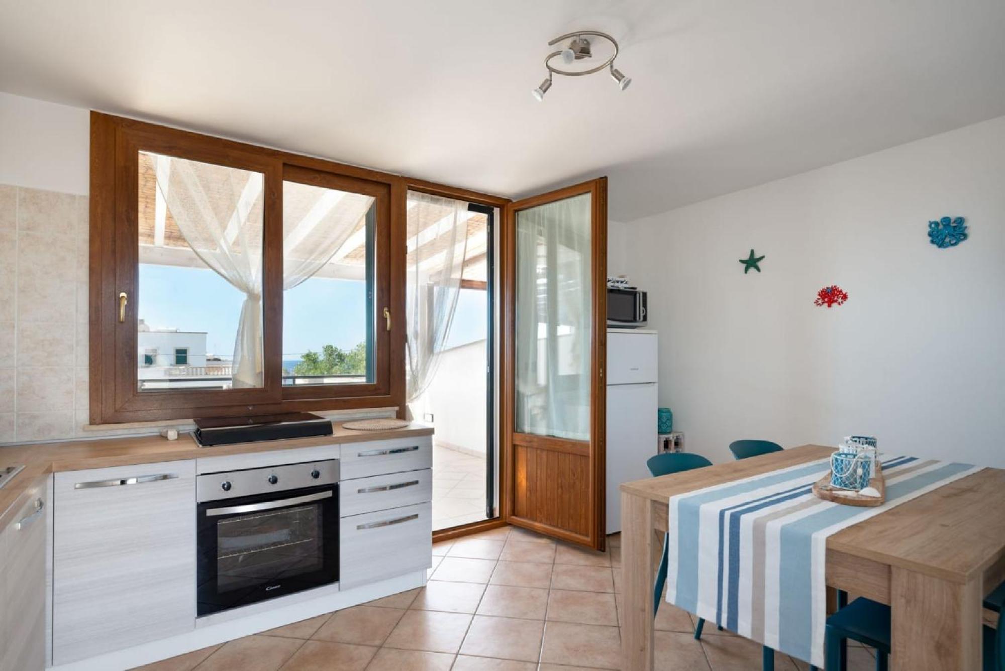 Casa Vacanze Orlando - Con Veranda Vista Mare A 200M Dal Mare 莱乌卡 外观 照片
